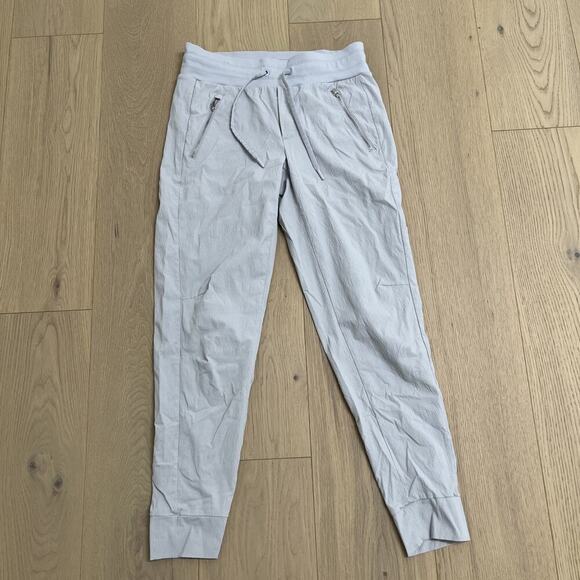 Athleta Pants - Athleta Pants Women Size 6T Gray Joggers Zip Pockets Stretch Activewear Nylon